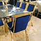 Silla Florence Velvet Azul - ANTES $260.000  - Miniatura 2