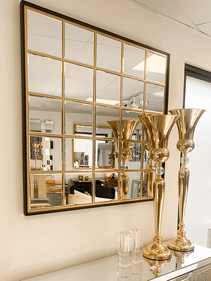 Espejo Louisiana Marco negro (AGOTADO)