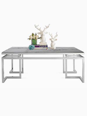 Mesa de Centro Trento Mármol Blanco