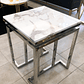 Mesa Lateral Trento Mármol Blanco - Miniatura 1