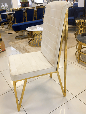 Silla Georgette Velvet Beige