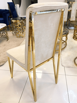 Silla Georgette Velvet Beige