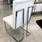 Silla Octavia Velvet Blanco Invierno - Miniatura 2