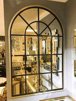 Espejo Provenza Negro/Champan