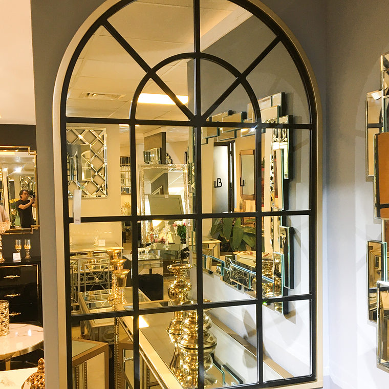 Espejo Provenza Negro/Champan 1