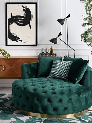 Sofá Otoman Versalles Verde 