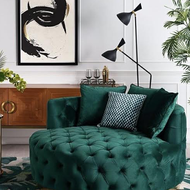 Sofá Otoman Versalles Verde  1
