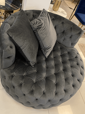 Sofá Otoman Versalles Gris humo