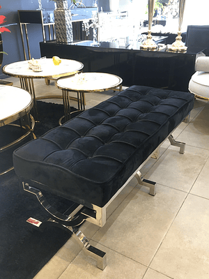 Banqueta Sylvia Plata Espejo