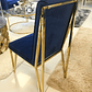 Silla Georgette Velvet Azul - ANTES $280.000  - Miniatura 3