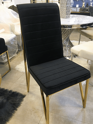 Silla Georgette Velvet Negro