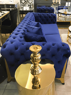 Sofá Montecarlo Velvet Azul