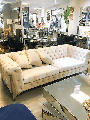 Sofá Montecarlo Velvet Beige (AGOTADO)