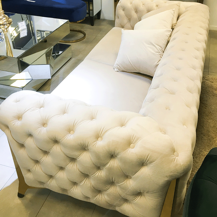 Sofá Montecarlo Velvet Beige (AGOTADO) 3