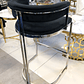 Silla Bar Orleans Velvet Negro - Miniatura 2