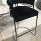 Silla Bar Orleans Velvet Negro - Miniatura 3