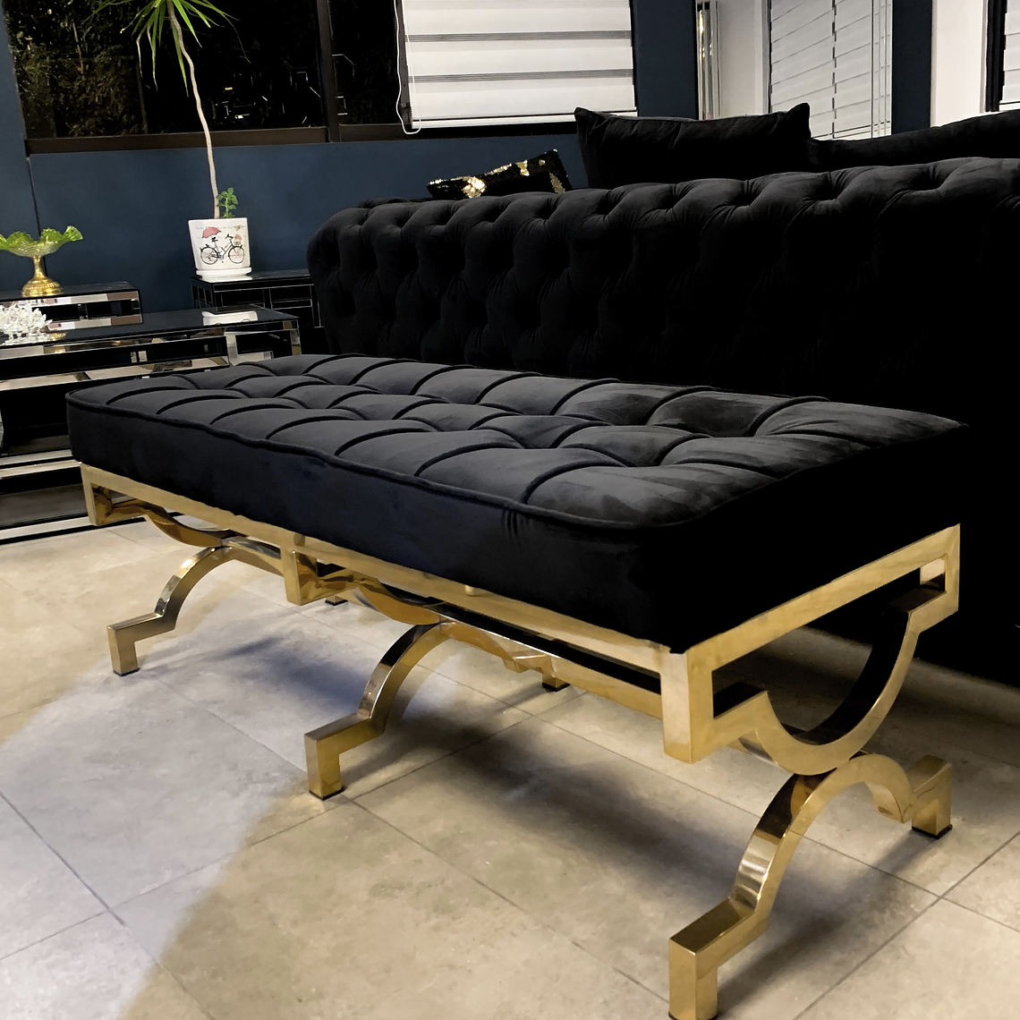 Banqueta Sylvia Dorado Espejo 2