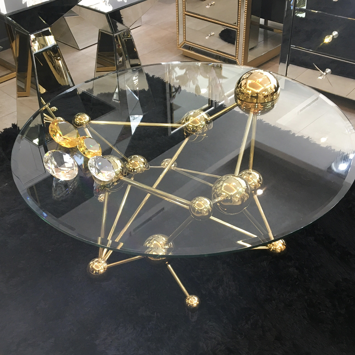 Mesa de Centro Jazz Gold Grande  2