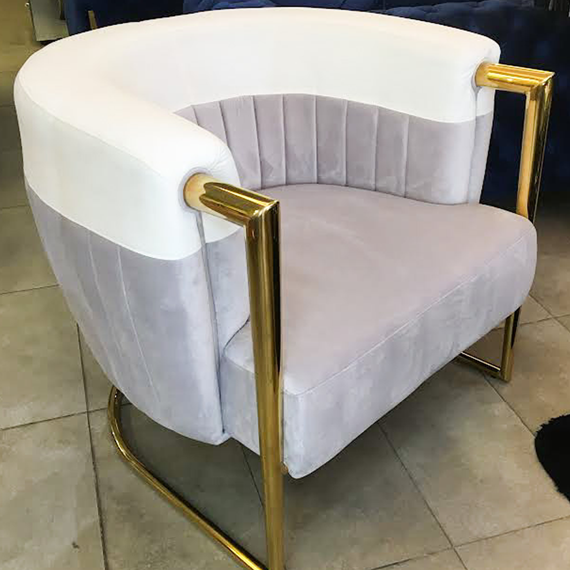 Sillón Lexus Dorado Espejo 1