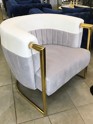 Sillón Lexus Dorado Espejo