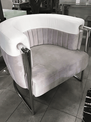 Sillón Lexus Plata Espejo