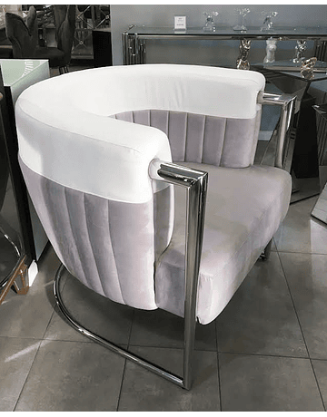 Sillón Lexus Plata Espejo