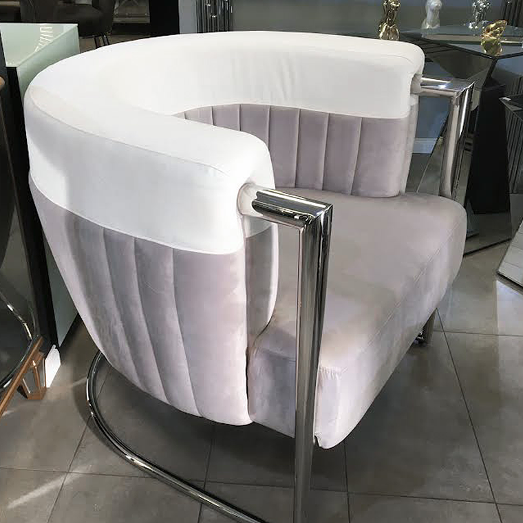 Sillón Lexus Plata Espejo 2