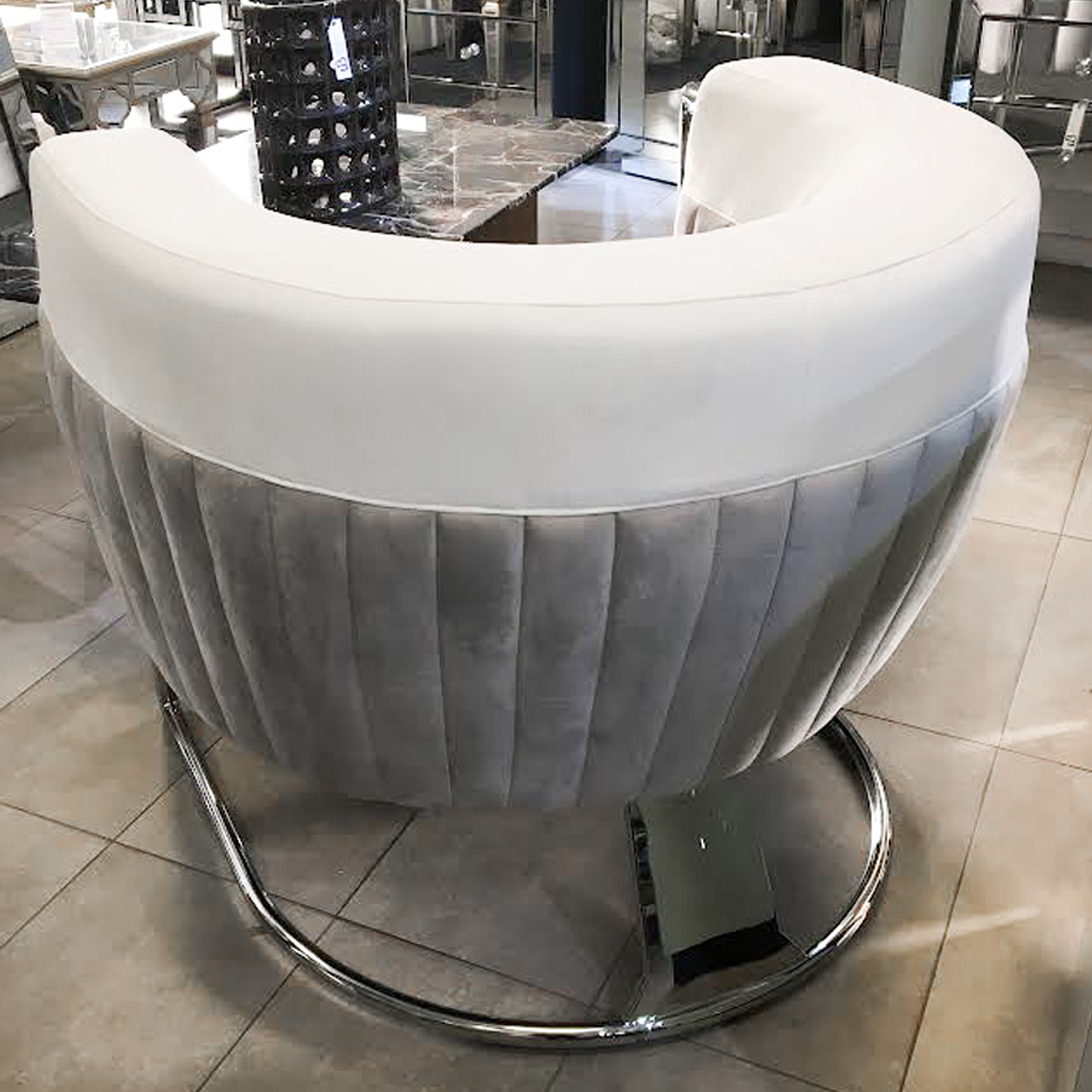 Sillón Lexus Plata Espejo 3