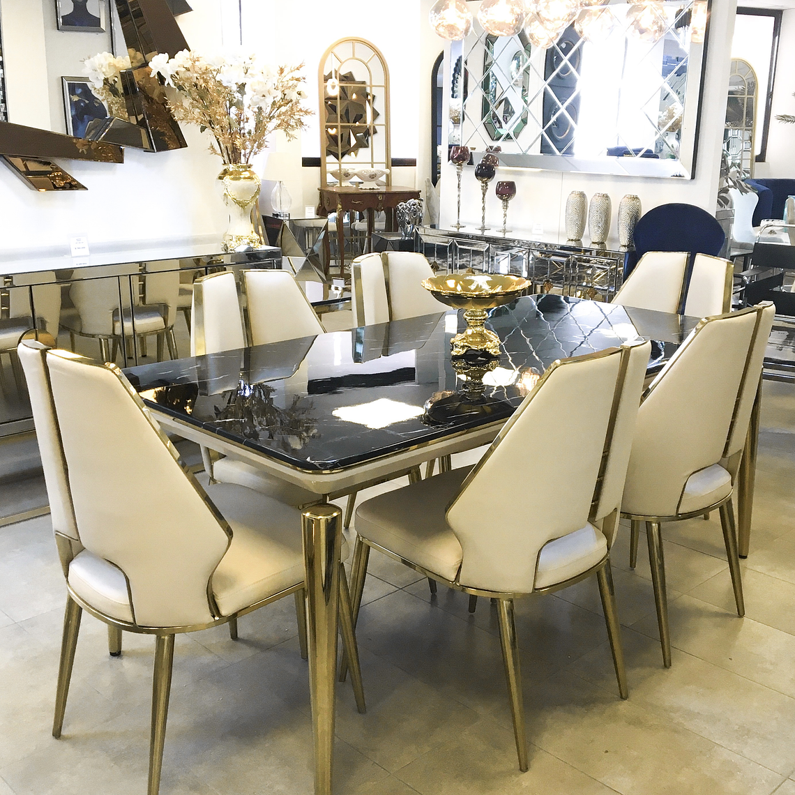 Mesa de Comedor Elite Negro  2