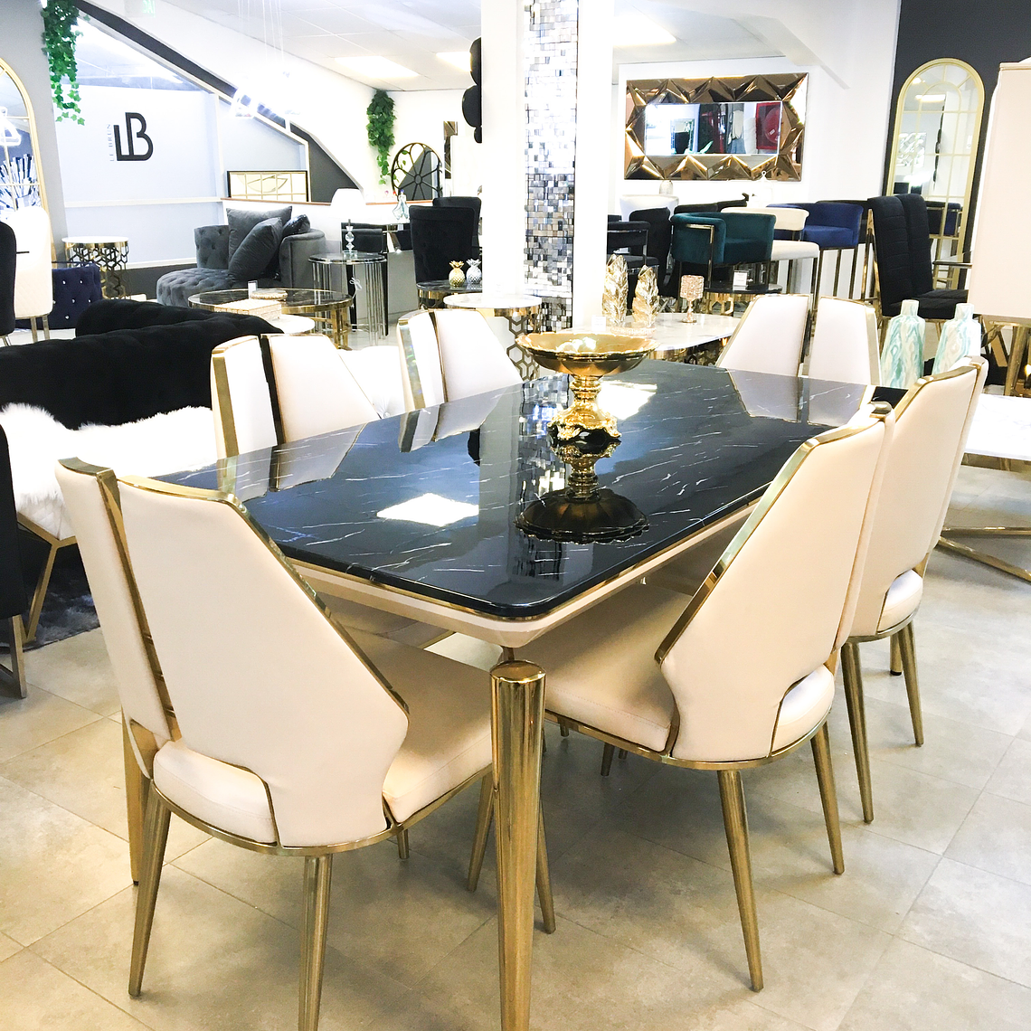 Mesa de Comedor Elite Negro  1