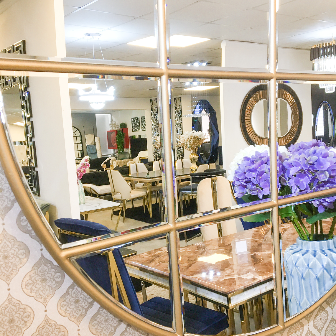 Espejo Bradfort Dorado  2