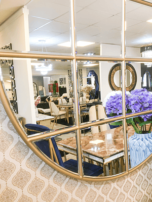 Espejo Bradfort Dorado 