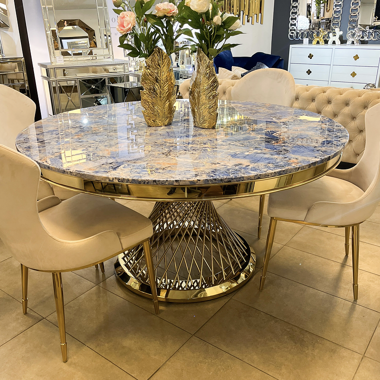 Mesa de Comedor Antonella Gold 3