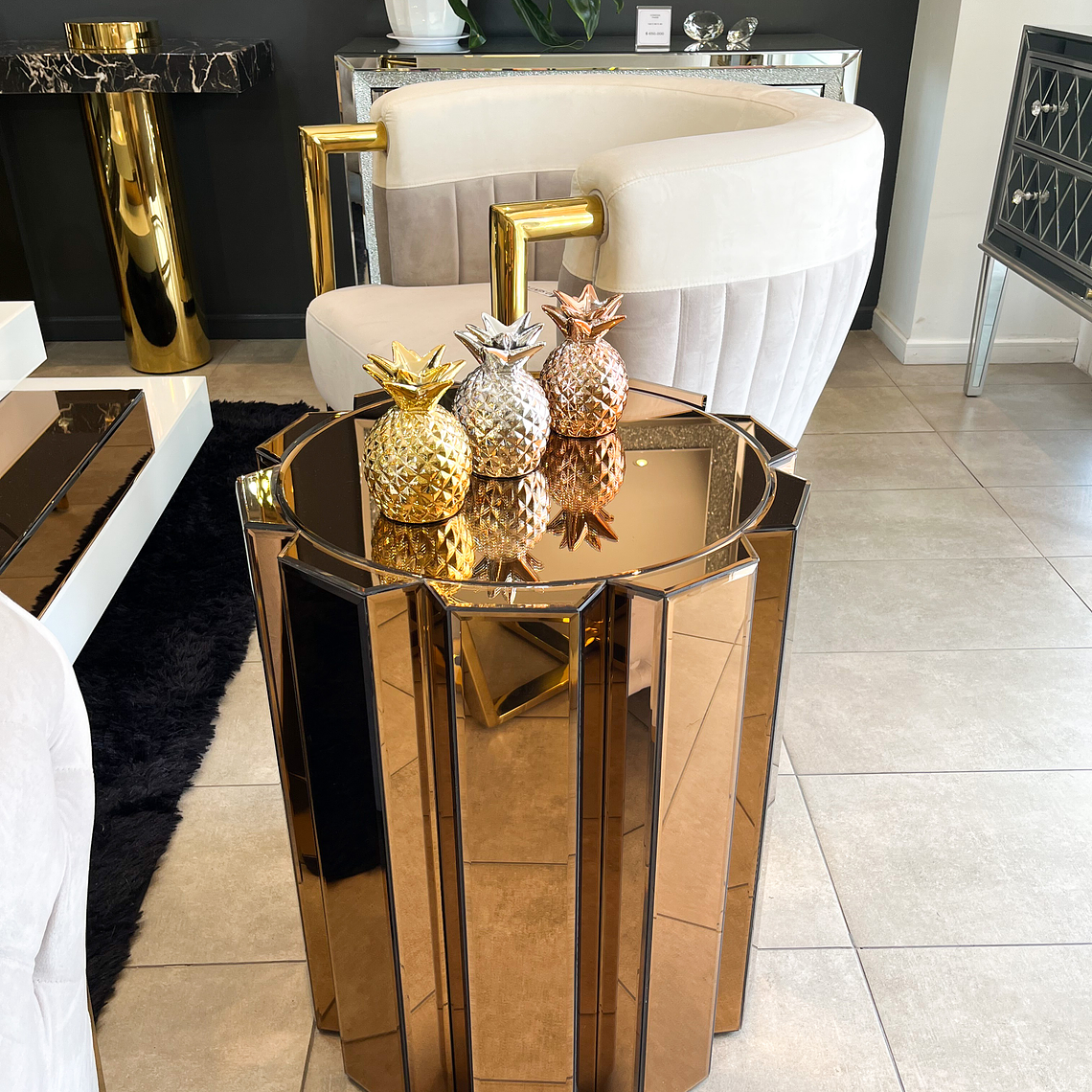 Mesa Lateral Bonnie Cobre 1