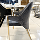 Silla Monet Velvet Gris Humo  - Miniatura 2