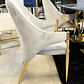 Silla Monet Velvet Gris Perla  - Miniatura 2