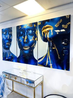 Cuadro Cuerpo pintado