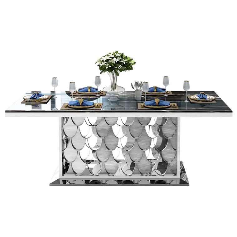 Mesa de Comedor Augusta Silver 1