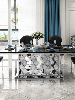 Mesa de Comedor Augusta Silver