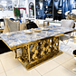 Mesa de Comedor Augusta Gold - Miniatura 2