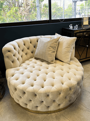 Sofá Otoman Versalles Beige