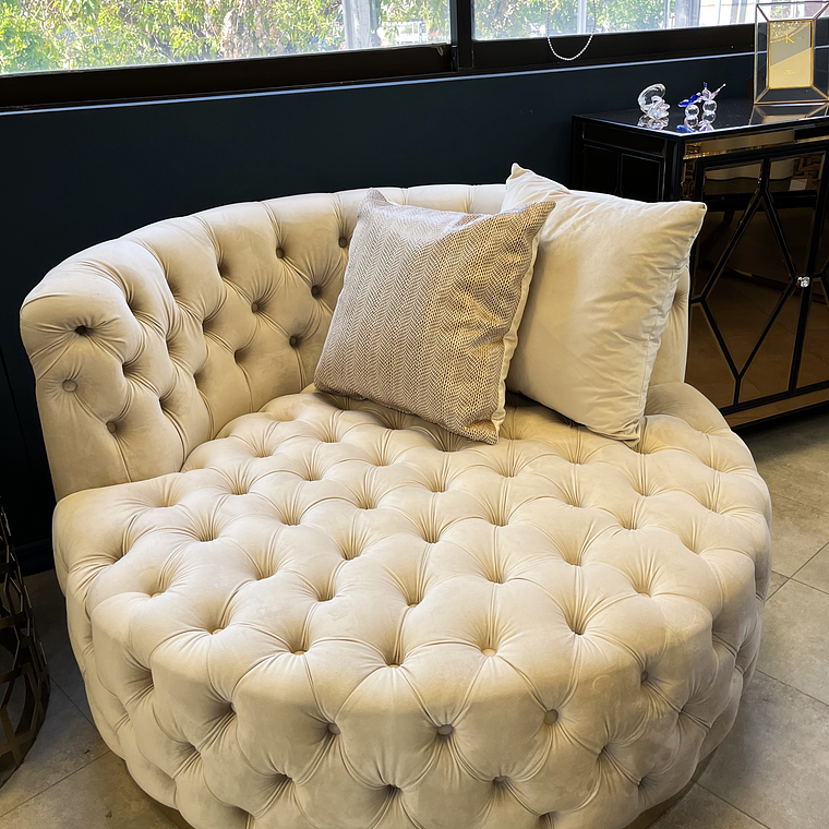 Sofá Otoman Versalles Beige 2