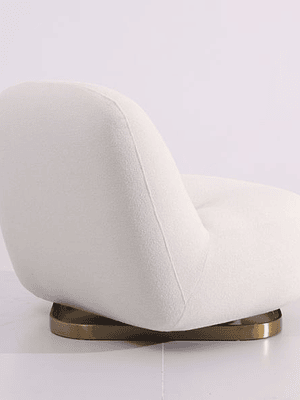 Sillón Teddy Color blanco 