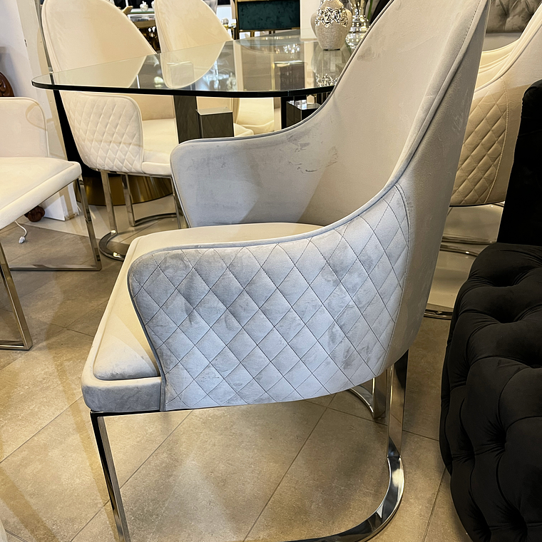 Sitial Eleanor Velvet Gris 2