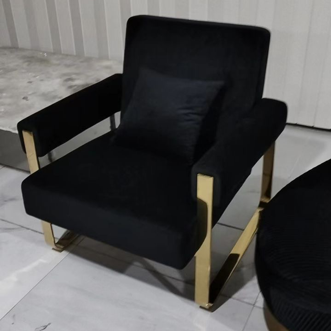 Sillón Laredo Gold Negro 1
