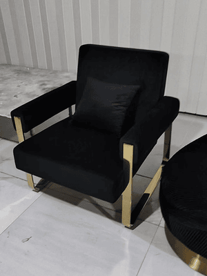Sillón Laredo Gold Negro