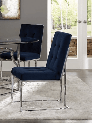 Silla Octavia Velvet Negro