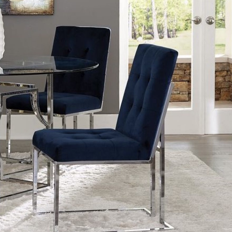 Silla Octavia Velvet Negro 1