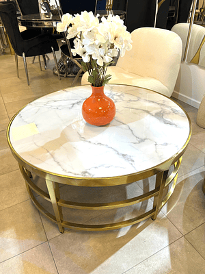 Mesa de Centro Palermo Mármol Blanco