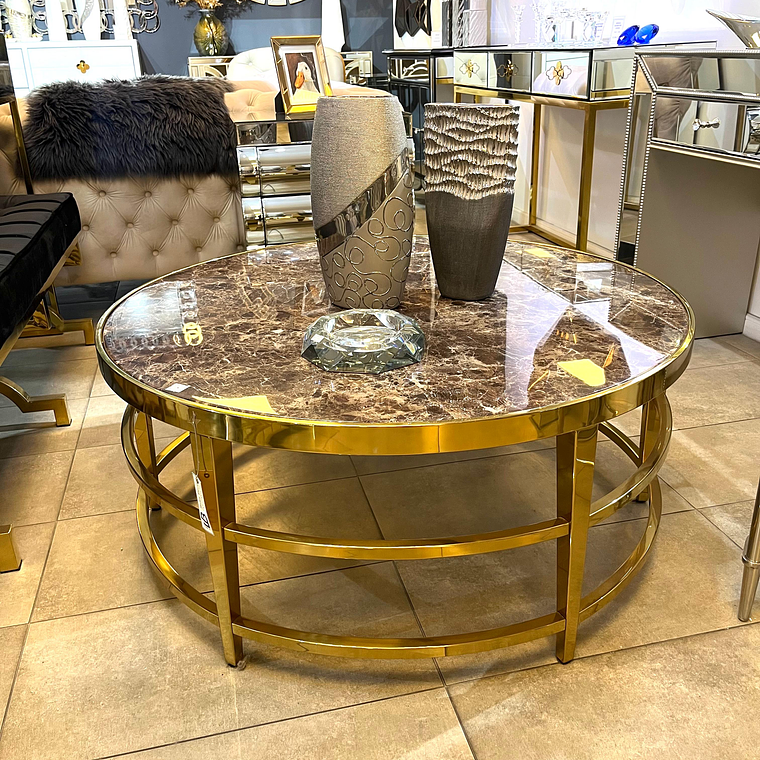 Mesa de Centro Palermo Mármol Café 1